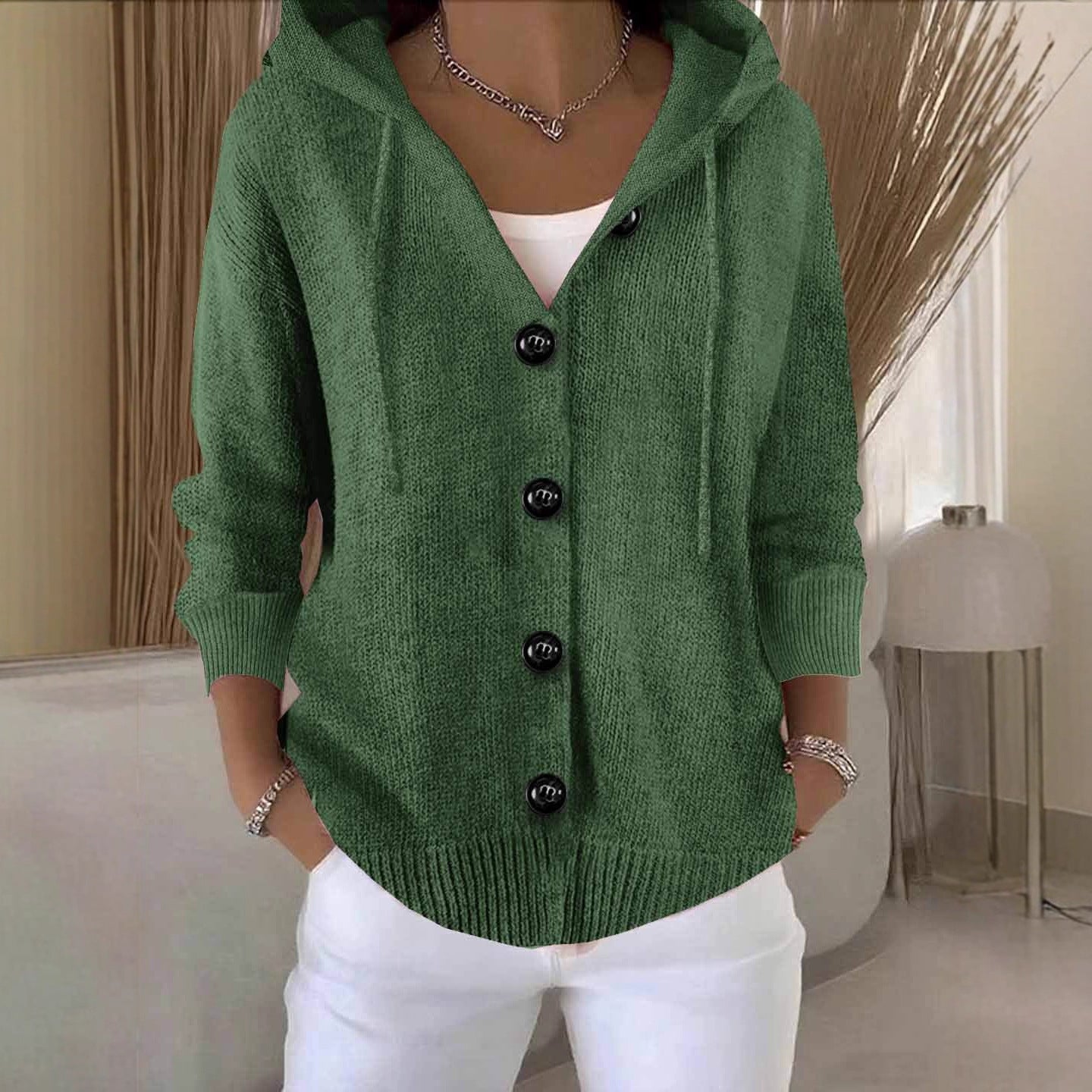 Aveline - Women's Long Sleeve Knitted Cardigan