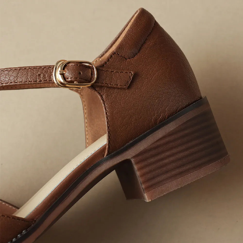 Laaksonen™| Sylviera T-Strap Flats