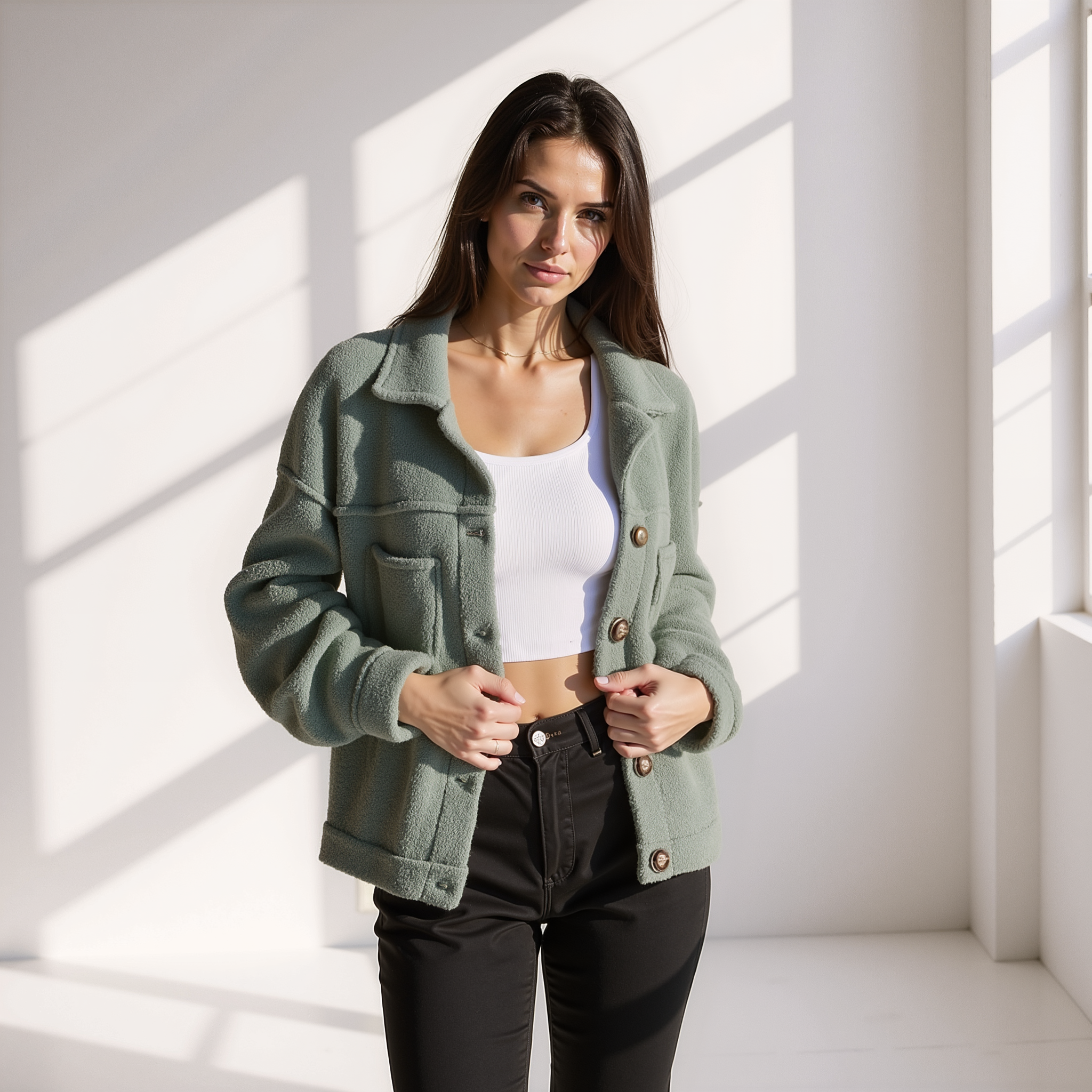 Selina | Fleece Autumn Jacket | Buy 1 Get 1 FREE