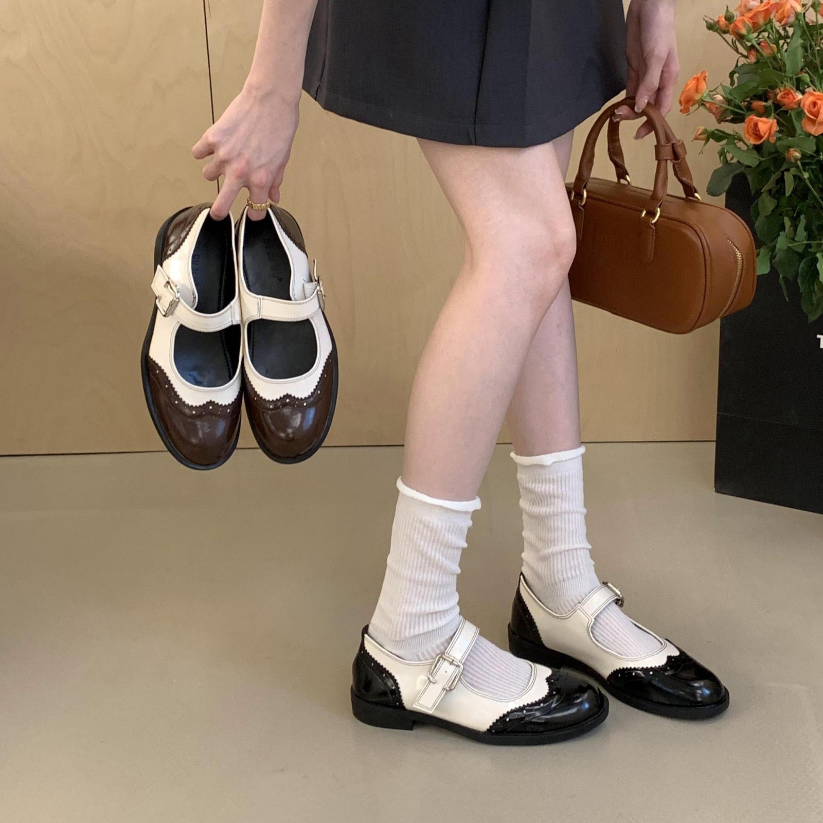 Francine | Orthopeadic Leather Mary Janes