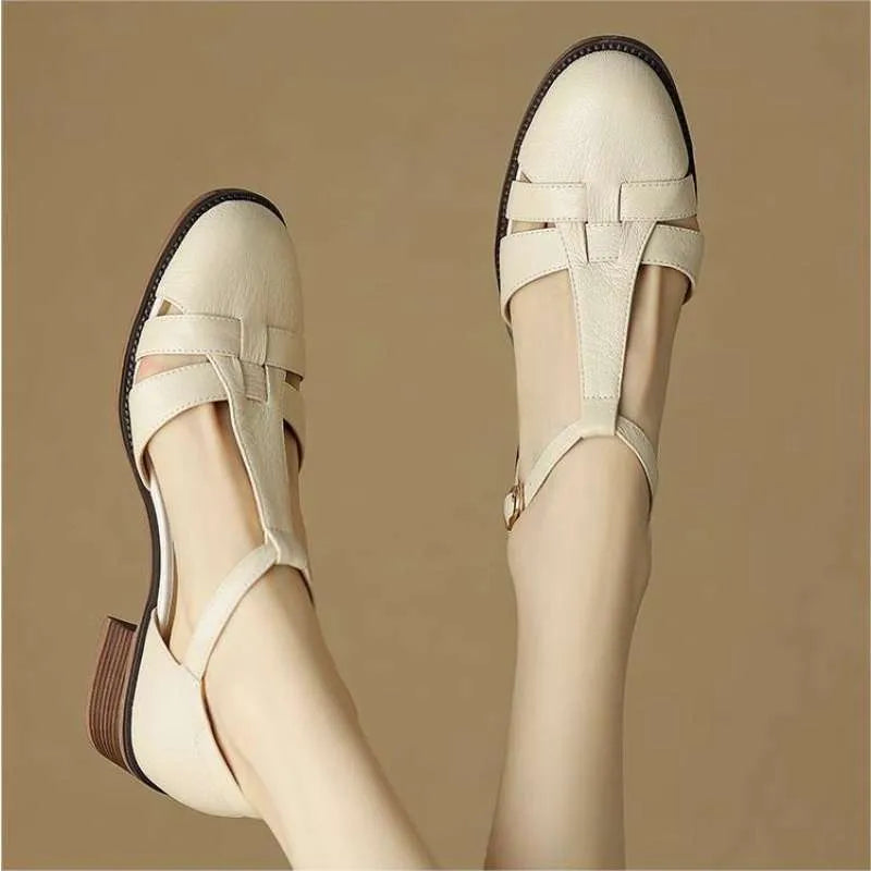 Laaksonen™| Sylviera T-Strap Flats