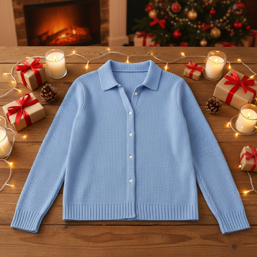 Elaine | Classic Knit Button Cardigan