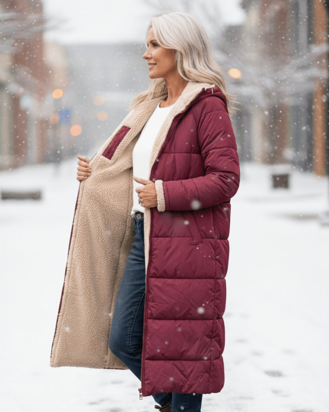 Eleanor | Sherpa Winter Coat