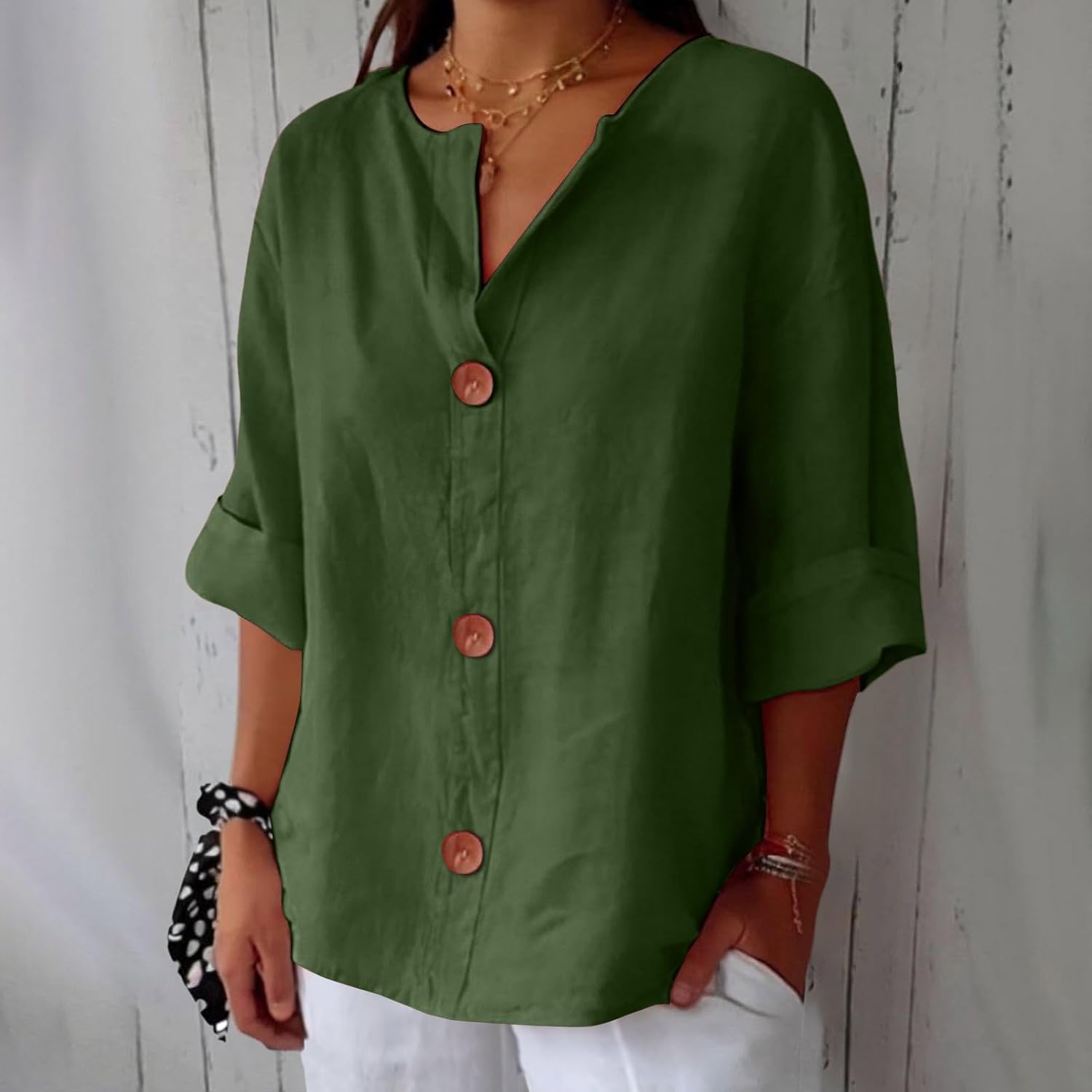 Natasha | Relaxed Blouse for Timeless Elegance