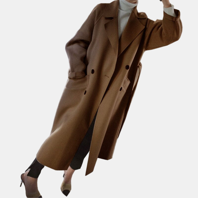 Carla | Chic Long Trench Coat